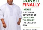 Raatibi Imams in Edeland Congratulates Senator Ademola Adeleke on Second Term Victory