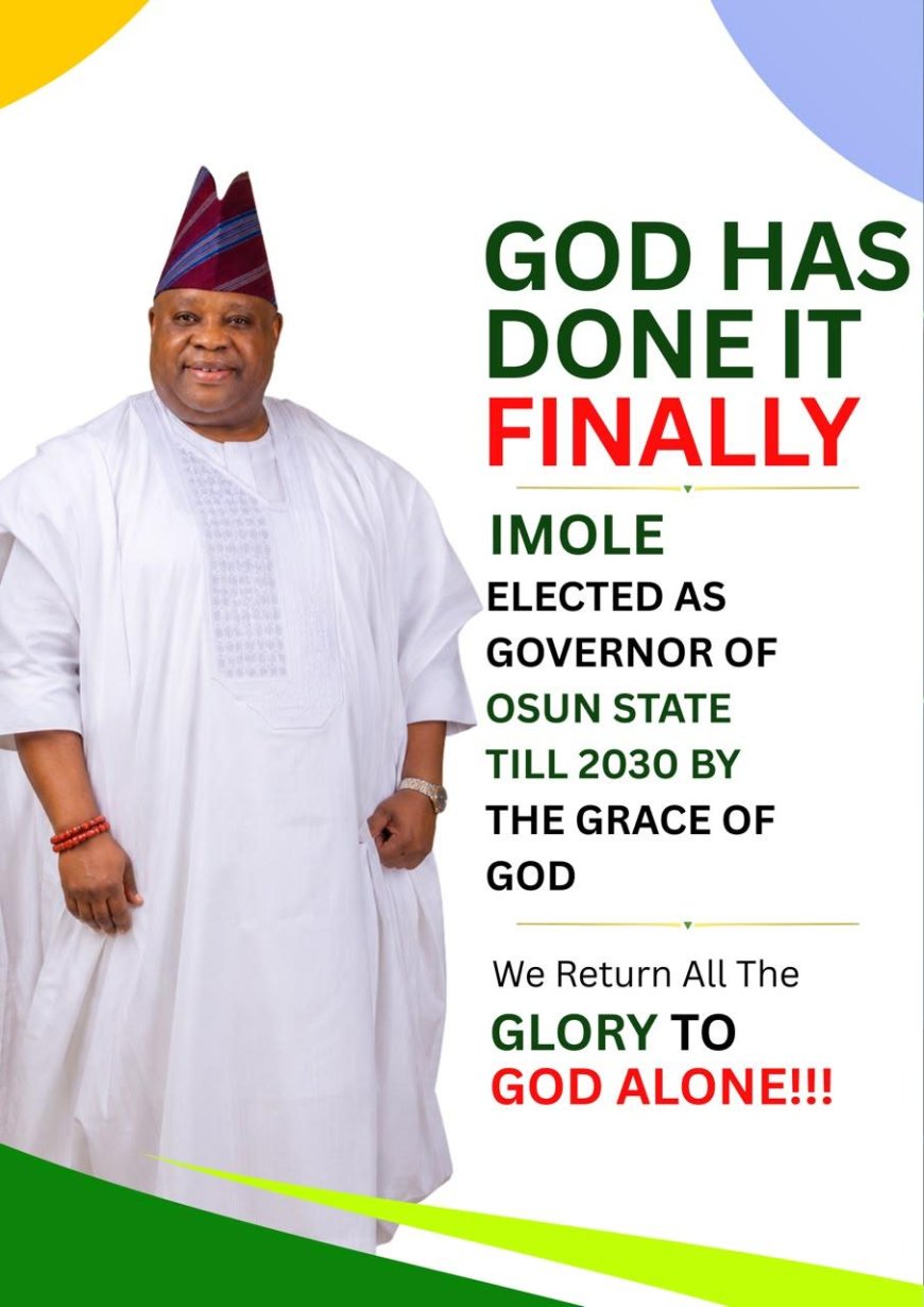 Raatibi Imams in Edeland Congratulates Senator Ademola Adeleke on Second Term Victory