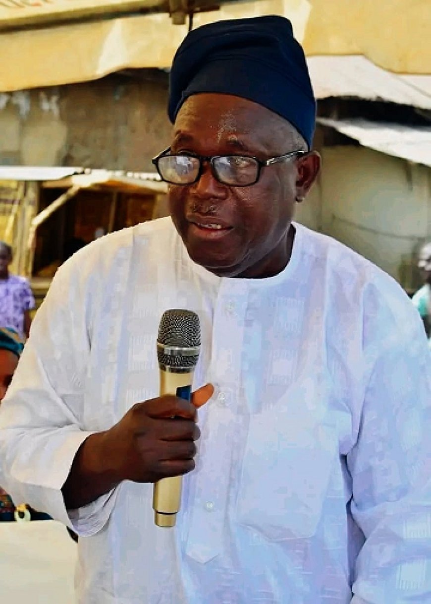 Hon. Tiamiyu  felicitates with  Chief of Staff on Governor Ademola Adeleke  re-election