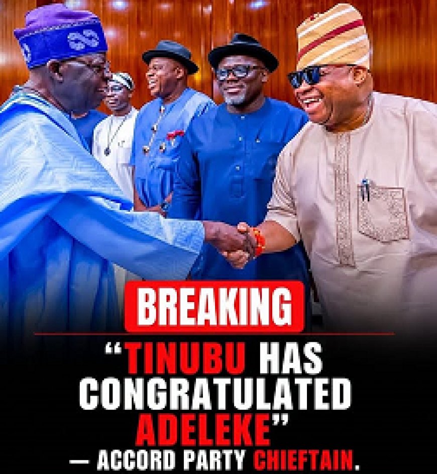 Adeleke ELDERS FORUM EDE NORTH  CONGRATULATE ADELEKE, PRAISE DR DEJI AND AKINLEYE.