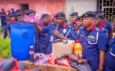 NSCDC intercepts fake “Barkas Juice” factory in Badagry using fake NAFDAC number 01-2166L