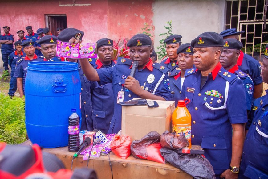 NSCDC intercepts fake “Barkas Juice” factory in Badagry using fake NAFDAC number 01-2166L